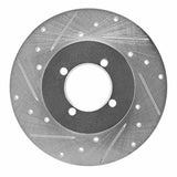 R1 Concepts 1977-1980 Nissan 810 Front Left Drilled & Slotted Silver Brake Rotor by R1 Concepts 631-67007L
