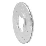 R1 Concepts 1981-1988 Nissan 200SX Front Right Drilled & Slotted Silver Brake Rotor by R1 Concepts 631-67008R
