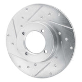 R1 Concepts 1980-1983 Nissan 200SX Front Left Drilled & Slotted Silver Brake Rotor by R1 Concepts 631-67011L