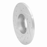R1 Concepts 1980-1983 Nissan 200SX Front Right Drilled & Slotted Silver Brake Rotor by R1 Concepts 631-67011R