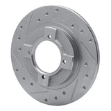 R1 Concepts 1982-1986 Nissan Tsuru (Mexico) Front Left Drilled & Slotted Silver Brake Rotor by R1 Concepts 631-67013L
