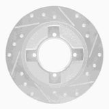 R1 Concepts 1982-1986 Nissan Tsuru (Mexico) Front Right Drilled & Slotted Silver Brake Rotor by R1 Concepts 631-67013R