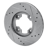 R1 Concepts 1982-1986 Nissan Stanza Front Left Drilled & Slotted Silver Brake Rotor by R1 Concepts 631-67014L