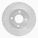 R1 Concepts 1984-1985 Nissan 300ZX Rear Right Drilled & Slotted Silver Brake Rotor by R1 Concepts 631-67015R