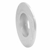 R1 Concepts 1984-1985 Nissan 300ZX Rear Right Drilled & Slotted Silver Brake Rotor by R1 Concepts 631-67015R