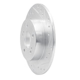 R1 Concepts 1984-1988 Nissan 200SX Rear Right Drilled & Slotted Silver Brake Rotor by R1 Concepts 631-67018R
