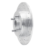R1 Concepts 1984-1987 Nissan Maxima Rear Right Drilled & Slotted Silver Brake Rotor by R1 Concepts 631-67019R