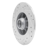R1 Concepts 1984-1987 Nissan Maxima Rear Right Drilled & Slotted Silver Brake Rotor by R1 Concepts 631-67019R