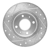 R1 Concepts 1986-2006 Nissan Sentra Front Right Drilled & Slotted Silver Brake Rotor by R1 Concepts 631-67020R