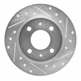 R1 Concepts 1986-2006 Nissan Sentra Front Right Drilled & Slotted Silver Brake Rotor by R1 Concepts 631-67020R