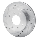 R1 Concepts 1985-1989 Nissan Stanza Front Left Drilled & Slotted Silver Brake Rotor by R1 Concepts 631-67022L