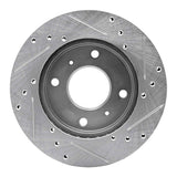 R1 Concepts 1985-1989 Nissan Stanza Front Left Drilled & Slotted Silver Brake Rotor by R1 Concepts 631-67022L