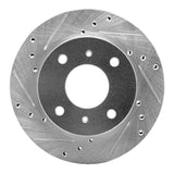 R1 Concepts 1985-1989 Nissan Stanza Front Left Drilled & Slotted Silver Brake Rotor by R1 Concepts 631-67022L