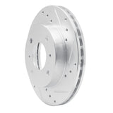 R1 Concepts 1985-1989 Nissan Stanza Front Right Drilled & Slotted Silver Brake Rotor by R1 Concepts 631-67022R
