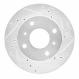 R1 Concepts 1985-1989 Nissan Stanza Front Right Drilled & Slotted Silver Brake Rotor by R1 Concepts 631-67022R