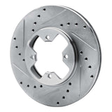 R1 Concepts 1984-1985 Nissan 300ZX Front Left Drilled & Slotted Silver Brake Rotor by R1 Concepts 631-67023L