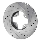 R1 Concepts 1984-1985 Nissan 300ZX Front Left Drilled & Slotted Silver Brake Rotor by R1 Concepts 631-67023L