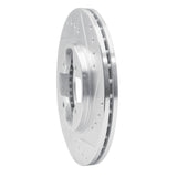 R1 Concepts 1984-1985 Nissan 300ZX Front Right Drilled & Slotted Silver Brake Rotor by R1 Concepts 631-67023R