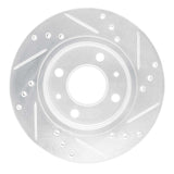 R1 Concepts 1986-2017 Nissan Pulsar NX Front Left Drilled & Slotted Silver Brake Rotor by R1 Concepts 631-67024L