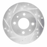 R1 Concepts 1986-2017 Nissan Pulsar NX Front Left Drilled & Slotted Silver Brake Rotor by R1 Concepts 631-67024L