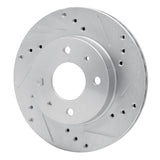 R1 Concepts 1986-2017 Nissan Tsuru (Mexico) Front Right Drilled & Slotted Silver Brake Rotor by R1 Concepts 631-67024R