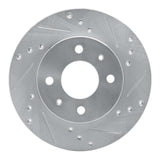 R1 Concepts 1986-2017 Nissan Tsuru (Mexico) Front Right Drilled & Slotted Silver Brake Rotor by R1 Concepts 631-67024R