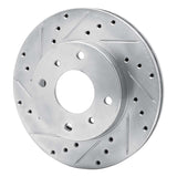R1 Concepts 1989-2013 Infiniti G20 Front Left Drilled & Slotted Silver Brake Rotor by R1 Concepts 631-67028L