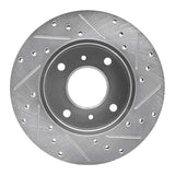 R1 Concepts 1989-2013 Infiniti G20 Front Left Drilled & Slotted Silver Brake Rotor by R1 Concepts 631-67028L