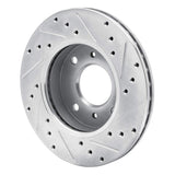 R1 Concepts 1989-2013 Infiniti G20 Front Left Drilled & Slotted Silver Brake Rotor by R1 Concepts 631-67028L