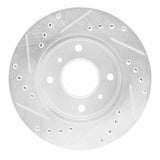R1 Concepts 1989-2013 Infiniti G20 Front Right Drilled & Slotted Silver Brake Rotor by R1 Concepts 631-67028R