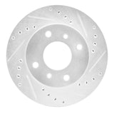 R1 Concepts 1989-2013 Infiniti G20 Front Right Drilled & Slotted Silver Brake Rotor by R1 Concepts 631-67028R