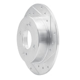 R1 Concepts 1989-1998 Nissan 240SX Rear Right Drilled & Slotted Silver Brake Rotor by R1 Concepts 631-67029R
