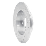 R1 Concepts 1989-1998 Nissan 240SX Rear Right Drilled & Slotted Silver Brake Rotor by R1 Concepts 631-67029R