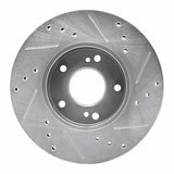 R1 Concepts 1989-1999 Infiniti I30 Front Left Drilled & Slotted Silver Brake Rotor by R1 Concepts 631-67030L