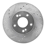 R1 Concepts 1989-1999 Infiniti I30 Front Left Drilled & Slotted Silver Brake Rotor by R1 Concepts 631-67030L
