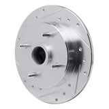 R1 Concepts 1988-1988 Nissan Maxima Rear Left Drilled & Slotted Silver Brake Rotor by R1 Concepts 631-67032L