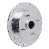 R1 Concepts 1988-1988 Nissan Maxima Rear Right Drilled & Slotted Silver Brake Rotor by R1 Concepts 631-67032R