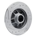 R1 Concepts 1988-1988 Nissan Maxima Rear Right Drilled & Slotted Silver Brake Rotor by R1 Concepts 631-67032R