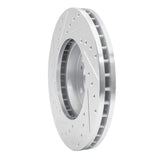 R1 Concepts 1989-1996 Nissan 300ZX Front Right Drilled & Slotted Silver Brake Rotor by R1 Concepts 631-67035R