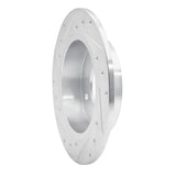 R1 Concepts 1990-2006 Infiniti G20 Rear Right Drilled & Slotted Silver Brake Rotor by R1 Concepts 631-67036R