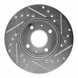R1 Concepts 1988-2006 Nissan Pulsar NX Front Left Drilled & Slotted Silver Brake Rotor by R1 Concepts 631-67037L