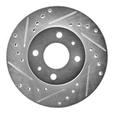 R1 Concepts 1988-2006 Nissan Pulsar NX Front Left Drilled & Slotted Silver Brake Rotor by R1 Concepts 631-67037L
