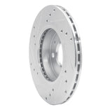 R1 Concepts 1988-2006 Nissan NX Front Right Drilled & Slotted Silver Brake Rotor by R1 Concepts 631-67037R
