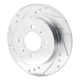 R1 Concepts 1991-1994 Nissan Sentra Rear Left Drilled & Slotted Silver Brake Rotor by R1 Concepts 631-67038L