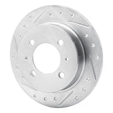 R1 Concepts 1991-2006 Nissan Sentra Rear Left Drilled & Slotted Silver Brake Rotor by R1 Concepts 631-67039L