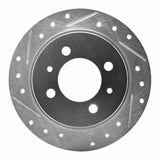 R1 Concepts 1991-2006 Nissan Sentra Rear Left Drilled & Slotted Silver Brake Rotor by R1 Concepts 631-67039L