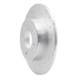 R1 Concepts 1994-2004 Infiniti I30 Rear Right Drilled & Slotted Silver Brake Rotor by R1 Concepts 631-67043R