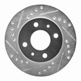R1 Concepts 1995-2000 Nissan 200SX Front Left Drilled & Slotted Silver Brake Rotor by R1 Concepts 631-67044L