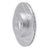 R1 Concepts 1995-2000 Nissan 200SX Front Right Drilled & Slotted Silver Brake Rotor by R1 Concepts 631-67045R