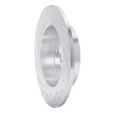 R1 Concepts 1994-1998 Nissan 240SX Rear Right Drilled & Slotted Silver Brake Rotor by R1 Concepts 631-67046R
